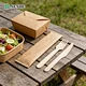 wooden fork and knife